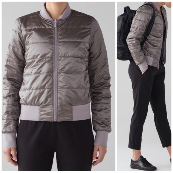 lululemon athletica Jackets & Blazers - Lululemon Non-Stop Reversible Bomber Jacket, 6